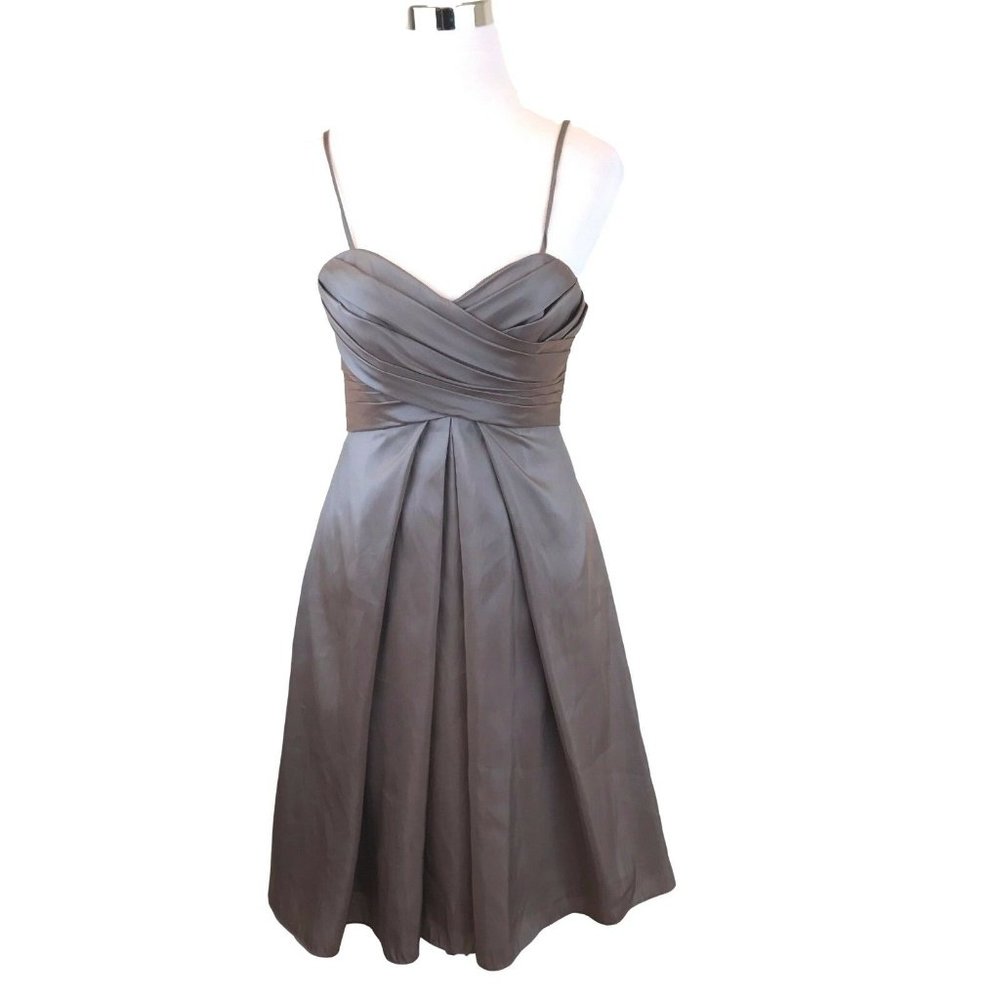 WToo Watters & Watters Dress Size 2 Slate Sculpted